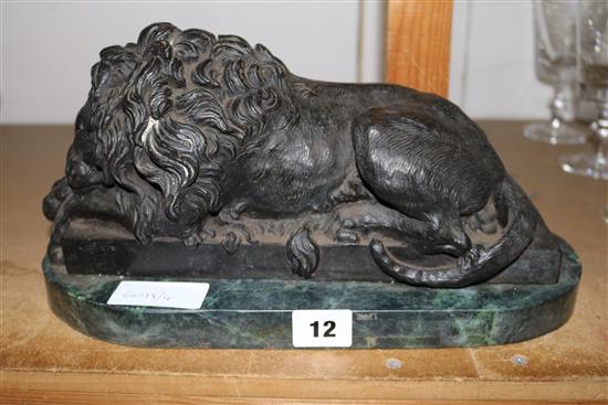 Bronze of a lion
